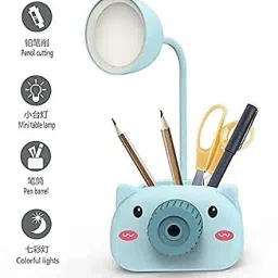 jellify 4 in 1 Camera Design Table Night Lamp/Pencil Sharpener/ Pen Stand/Mobile Stand Single Sharpeners image 5