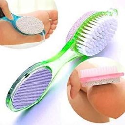 4-in-1 pedicure foot brush/Pumice Stone Pedicure Scrub Exfoliate Remover Tool-image-95