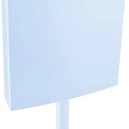 PVC Flushing Slimline Wall Hung Blue Water Cistern with 8½ Ltr. Capacity Side Handle Flush Tank-1