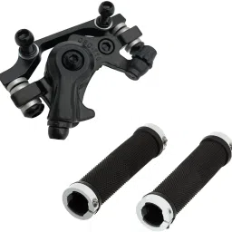 cycle handle Grip and Bicycle rear Mechanical Calipers F180/R160 Disc Brake Bicycle Brake Disk-16