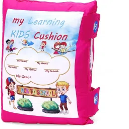 Learning Pillow Book (Study) Microfibre, Cotton Alphanumeric, Animals, Birds, Floral, Abstract, Fruits, Nature, Smiley, Solid, Toons & Characters Baby Pillow Pack of 1-image-23