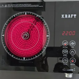 kraft italy 2200 W Induction Cooktop Touch Panel image 3