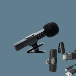 WIRKLICH K8 Clip-On Mic – Wireless, Noise-Free for Vlogging & Streaming Camera Microphone-23