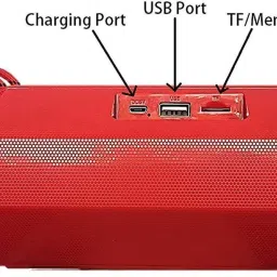 GOOD FUN A006 Wireless Speaker for USB/FM/TF Card Supported Speaker 10W Bluetooth Speaker 5 W Bluetooth Party Speaker image 5