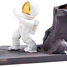 AweStuffs Astronaut Mobile Holder with Pen Stand Mobile Holder-image-44