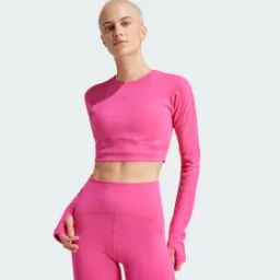 adidas by stella mccartney truestrength cropped long sleeve women training women training-image-63