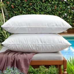 LUXURY Polyester Fibre Solid Sleeping Pillow Pack of 2-image-36