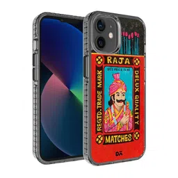 DailyObjects Red & Pink Raja Matchbox iPhone 12 Back Cover-40