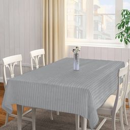 Arrabi Grey Striped 8 Seater Rectangular Table Covers-31