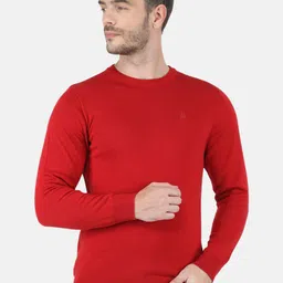 Monte Carlo Men Red Pullover Sweater-image-28
