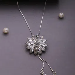 SOHI Silver-Toned Silver-Plated Chain-image-8