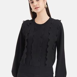 Kazo Ruffled Pullover Sweater-picture-13