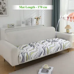 HOKIPO Printed Waterproof Quilted Sofa Seat Mats - Length 170 cm-image-53