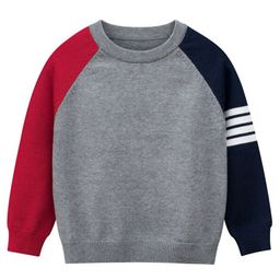 StyleCast Boys Grey Colourblocked Pullover Cotton Sweater-41