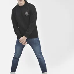 Crimsoune Club Typography Printed Round Neck Pullover-image-38