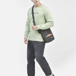 Crimsoune Club Ribbed Hem Round Neck Pullover-image-31