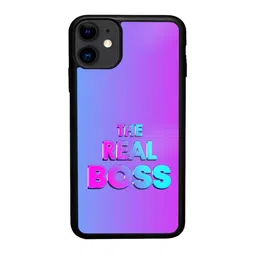 macmerise I am the Real Boss Printed IPhone 11 Bumper Case Cover-17
