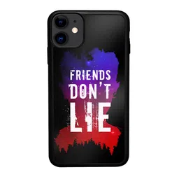 macmerise Typography Printed Friends Dont Lie iPhone 11 Bumper Case Cover-68