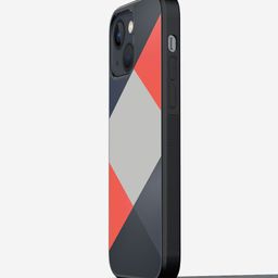 macmerise Criss Cross Printed iPhone 13 Phone Bumper Case-image-97