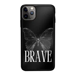 macmerise Brave Butterfly Printed iPhone 11 Pro Max Bumper Case Cover-picture-3