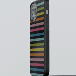 macmerise Striped iPhone 12 Pro Max Phone Bumper Case-picture-15