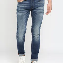 SPYKAR Men Regular Fit Mid-Rise Heavy Fade Cotton Jeans-image-81