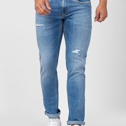 SPYKAR Men Low Distress Light Fade Cotton Jeans-image-21