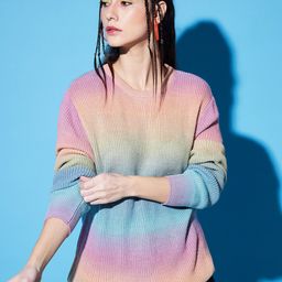 The Dry State Colourblocked Acrylic Pullover-image-61