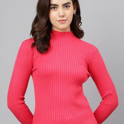 Xpose Ribbed High Neck Pullover-picture-38