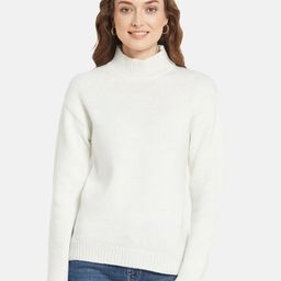 METTLE Women White Solid Pullover-image-56