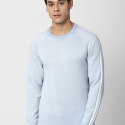 Peter England Casuals Men Blue Pullover-picture-10