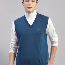 Monte Carlo V-Neck Woollen Sweater Vest-picture-39