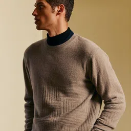 Andamen Long Sleeves Woollen Pullover-image-79