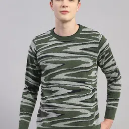 Monte Carlo Abstract Printed Woollen Pullover-picture-21