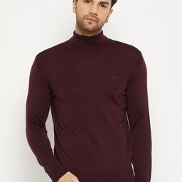 98 Degree North Turtle Neck Long Sleeves Wool Pullover Sweater-image-40