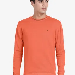 t-base Round Neck Long Sleeves Cotton Pullover-image-61