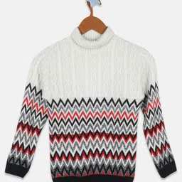 Monte Carlo Boys Self Design Cable Knit Pullover-image-7