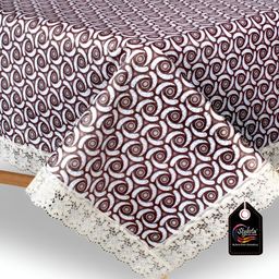 Stylista Grey Geometric Printed Waterproof 2-Seater Table Cover-48