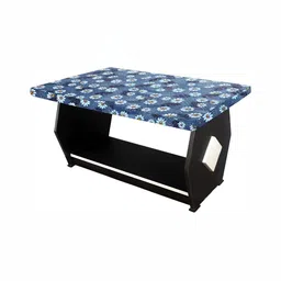 Stylista Grey & White Floral Printed Waterproof Rectangle 2 Seater Table Cover-74