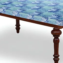 Stylista Blue & White Waterproof 4 Seater Rectangle Table Cover-image-22