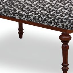 Stylista Grey Printed Waterproof 4-Seater Table Cover-9