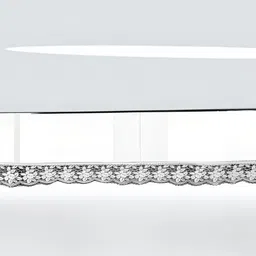 Stylista Silver Toned Floral Waterproof Rectangle 12 Seater Table Cover-21