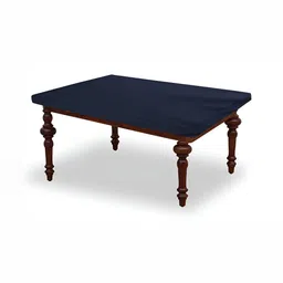 Stylista Blue Waterproof 4-Seater Rectangular Table Cover-image-82