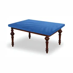 Stylista Blue Waterproof Rectangular 4-Seater Table Cover-image-89