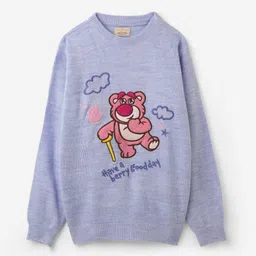 The Souled Store Girls Embroidered Pullover-10