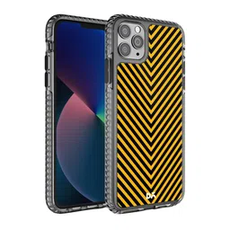 DailyObjects Transparent & Yellow Printed iPhone 11 Pro Back Cover-33