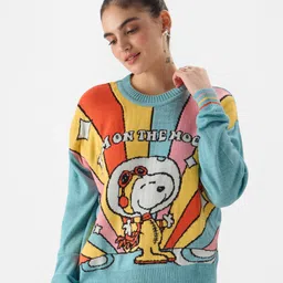 The Souled Store Graphic Self Design Pullover-picture-15