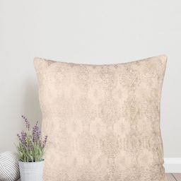 Home Beige Ethnic Motifs Square Cushion Cover-48