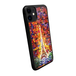 macmerise Artistic Eiffel iPhone 11 Bumper Back Case image 2