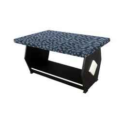 Stylista Grey & White Floral Printed Waterproof Table Cover-99